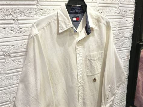 tommy hilfiger button up shirt|More.